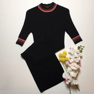 Pencil Skirt Black Dress